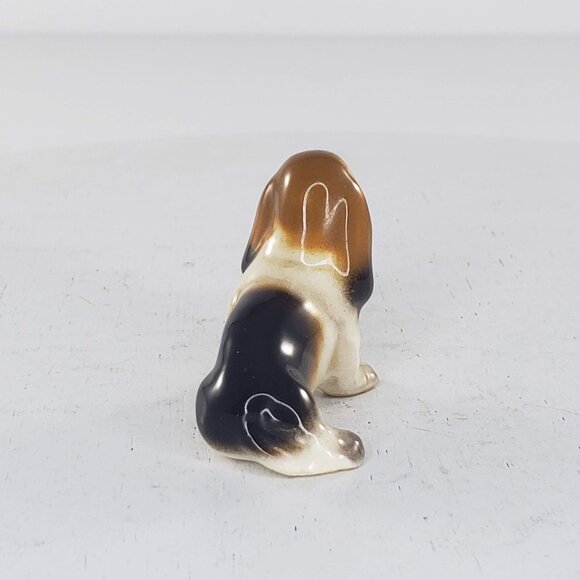 Hagen Renaker Mini Bassett Hound Papa Miniature Figurine - Picture 3 of 8